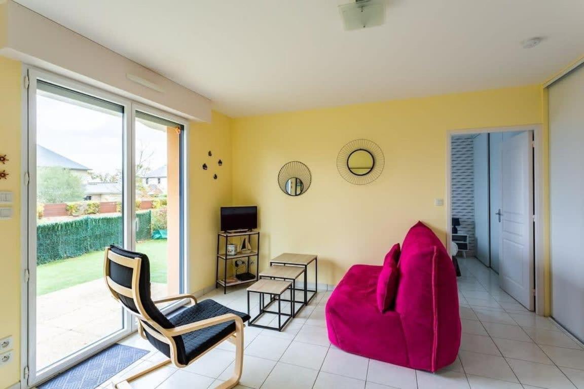 L'Opale - Joli Appartement Avec Jardin Et Garage Dinard Dış mekan fotoğraf